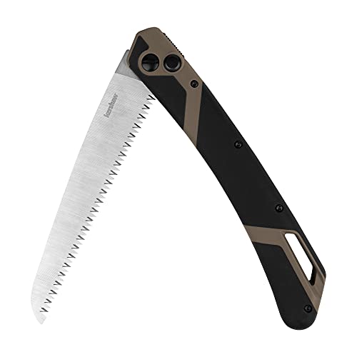 Kershaw Taskmaster Saw 2, Outdoor Folding Saw, 7-in. Blade, Push Button Opening, Push Button Lock (2556)