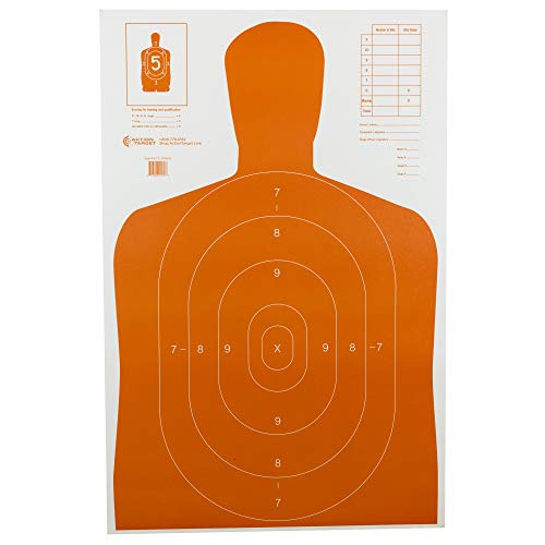 ACTION TARGETS B-27E Orange ECON ORG SIL TRGT 100 Pack