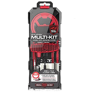 Real Avid Rifle Cleaning Kit & Range Gun Tool Kit for .22-.224 Caliber rifles | Complete Gun Cleaning Kit With Bore Snake, Bore Brush Set, Cleaning Rod & Gun Cleaning Rifle Accessories