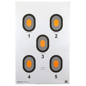 ACTION TARGETS 530-OC 5 Bulls ORG CNTR 100 Pack